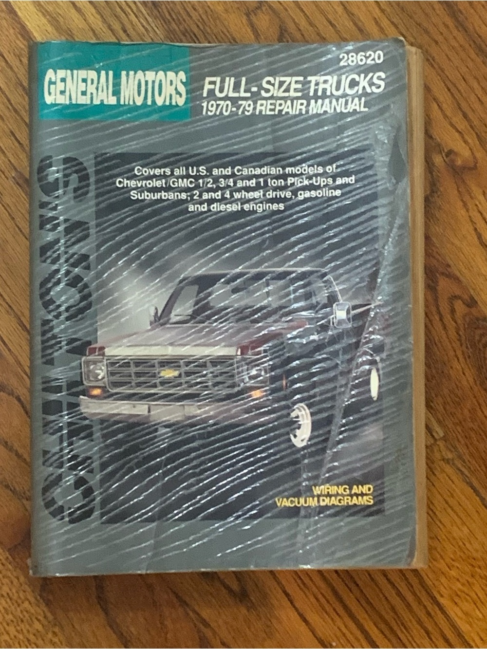 Chilton General Motors GMC Trucks 1970 - 79 Repair Manual 28620 Chevrolet Engine